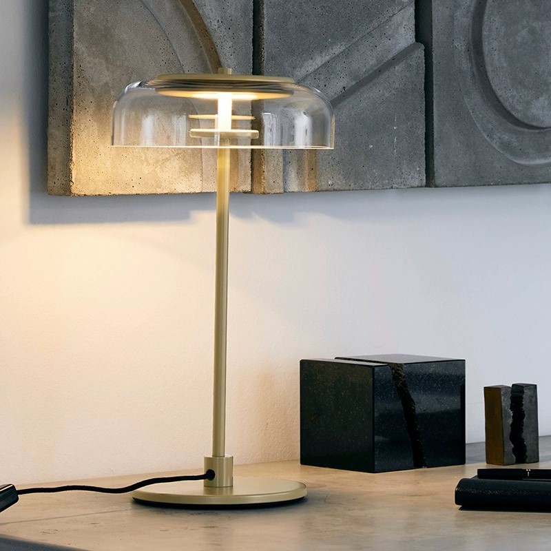 后现代设计师创意玻璃台灯客厅样板房简约个性卧室床头灯温馨浪漫